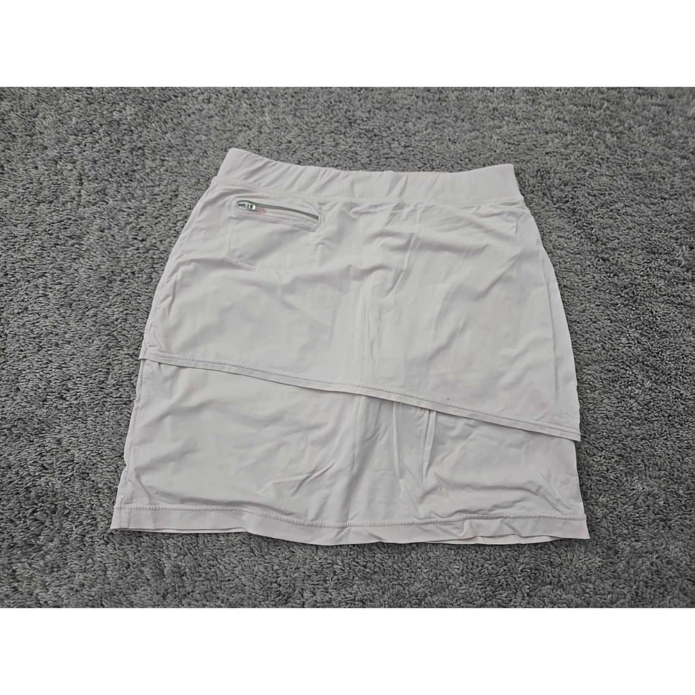 BloqUV Skort Womens Medium Pull On Stretch Mini Golf Tennis‎ Made in Taiwan